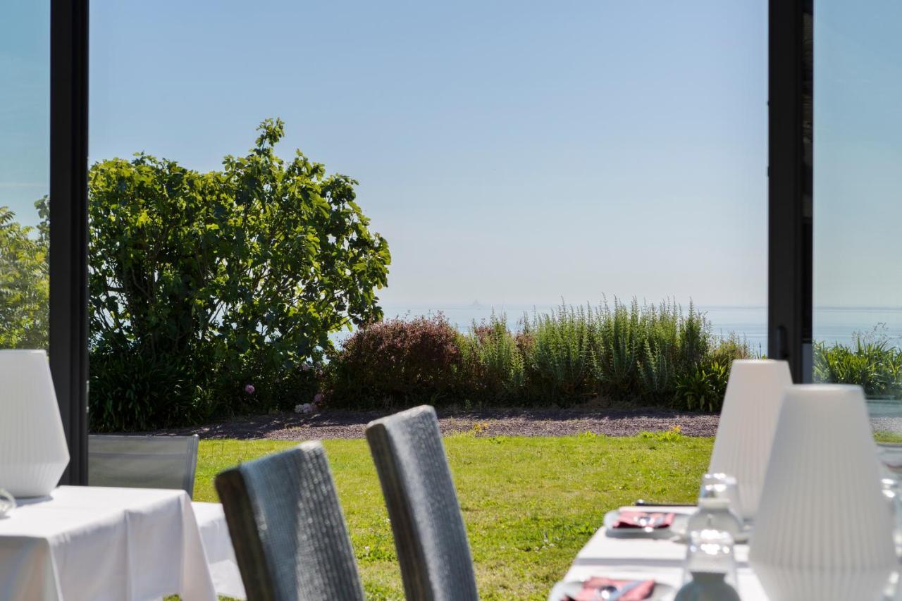 La Metairie-Du-Vauhariot - Vue Mer Et Mont Saint Michel - Piscine Chauffee - Acces Gr34 Cancale Eksteriør billede