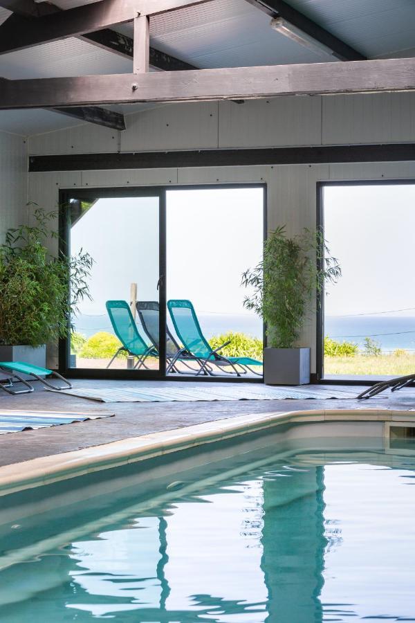 La Metairie-Du-Vauhariot - Vue Mer Et Mont Saint Michel - Piscine Chauffee - Acces Gr34 Cancale Eksteriør billede