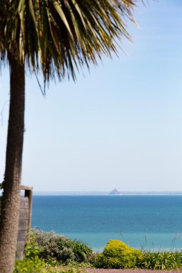 La Metairie-Du-Vauhariot - Vue Mer Et Mont Saint Michel - Piscine Chauffee - Acces Gr34 Cancale Eksteriør billede
